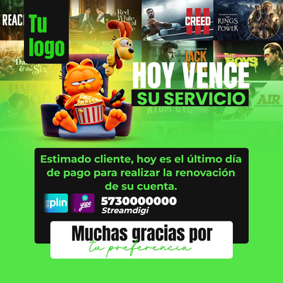 Plantilla Hoy vence Recordatorio
